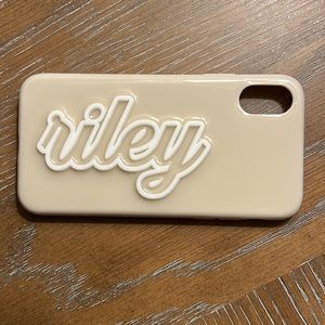 Custom BaubleBar iPhone X Case! *NEVER BEEN USED- ORDERED WRONG SIZE!*